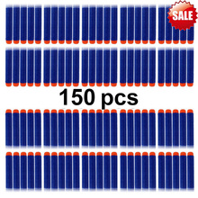 Free shipping 150pcs Nerf N-strike Elite Rampage Retaliator Series Blasters Refill Clip Darts Electric Toy Gun Soft Nerf Bullet