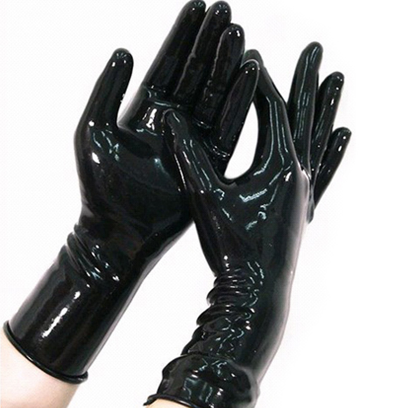 Sexy Latex Glove Oldies Eat Cum