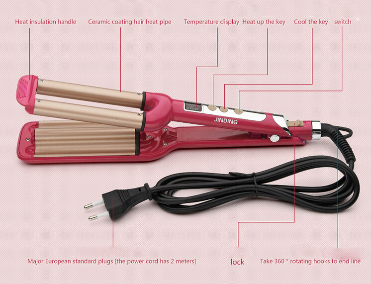 Professionhair Color Triple Barrel Hair Curler Products St 260e