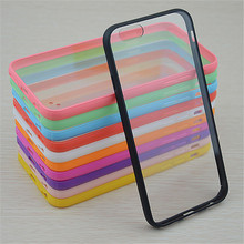 Candy Colors phone cases transparent back covers for iphone 5 5S 5G/4 4S 4G Cover case Acrylic Material phone Cases & Bags