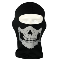 New Hot Sale Ghost Skull Mask Bandana Tactical CS Wargame Airsoft Training Windproof Breathable Mesh Fabric