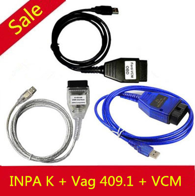   INPA K + DCAN + Vag Com Vag 409.1  Vag - Com vcds + VCM       