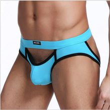 2016 New Hot Sexy Men Jockstrap Underwear Men g strings U Convex Pouch Thongs And G Strings For Men Gay Underwear