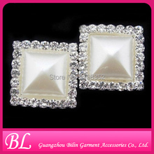 HOT! 5 shapes! 200pcs/lot small rhinestone pearl brooches in bulk for weddings