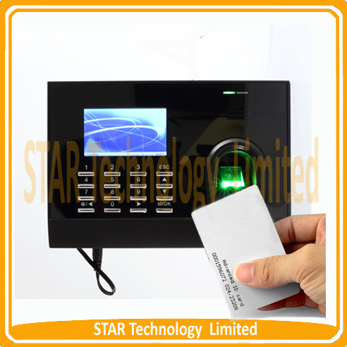 Free Shipping  Tcp/Ip Fingerprint and Id Card/Biometric Time Attendance system/fingerprint time attendance