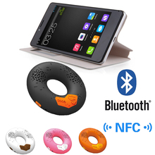 CODE Donut Premium Portable Wireless Bluetooth Speaker with NFC Tag with  CUBOT S208  MTK6582M  Wifi Bluetooth Smartphone White
