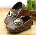 Free Shipping Hot Sale Children Baby Boys Kids Casual Leather Shoes Fashion Child Flat Moccasins Stitching