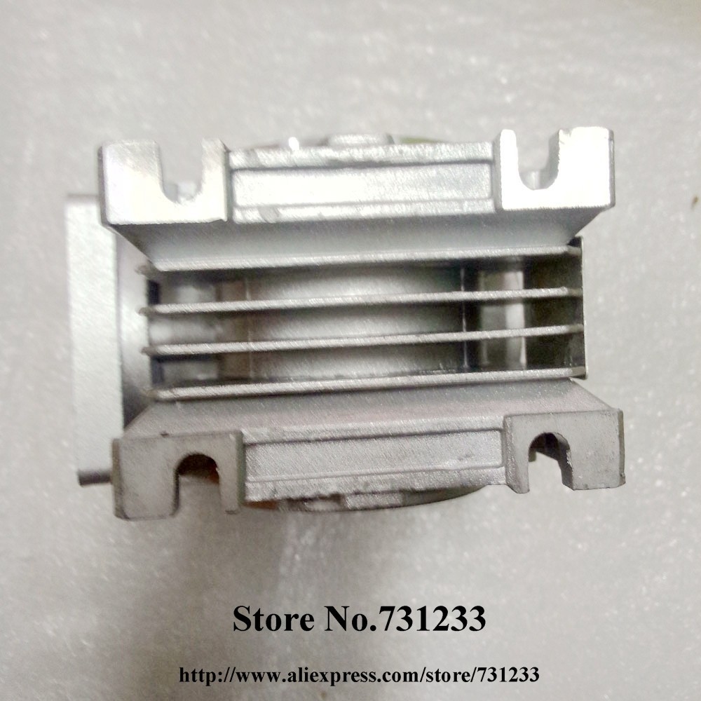 Description Picture 6 of item5:1 to 80:1 RV30 Worm Speed Reducer With Single Output Shaft and Shaft Adapter for 8mm input shaft of Nema 23 Motor