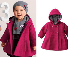 Winter New Arrival Baby Girls Coats Jackets Trench Hooded Outfits Overcoat Children s Outfits Blouses Free