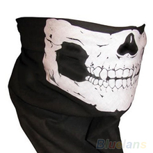 Skull Bandana Bike Motorcycle Helmet Neck Face Mask Paintball Ski Sport Headband 1FWI
