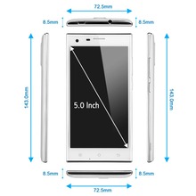 5 CUBOT S308 IPS HD Screen 3G Smartphone Android 4 2 MTK6582 Quad Core Mobile Phone