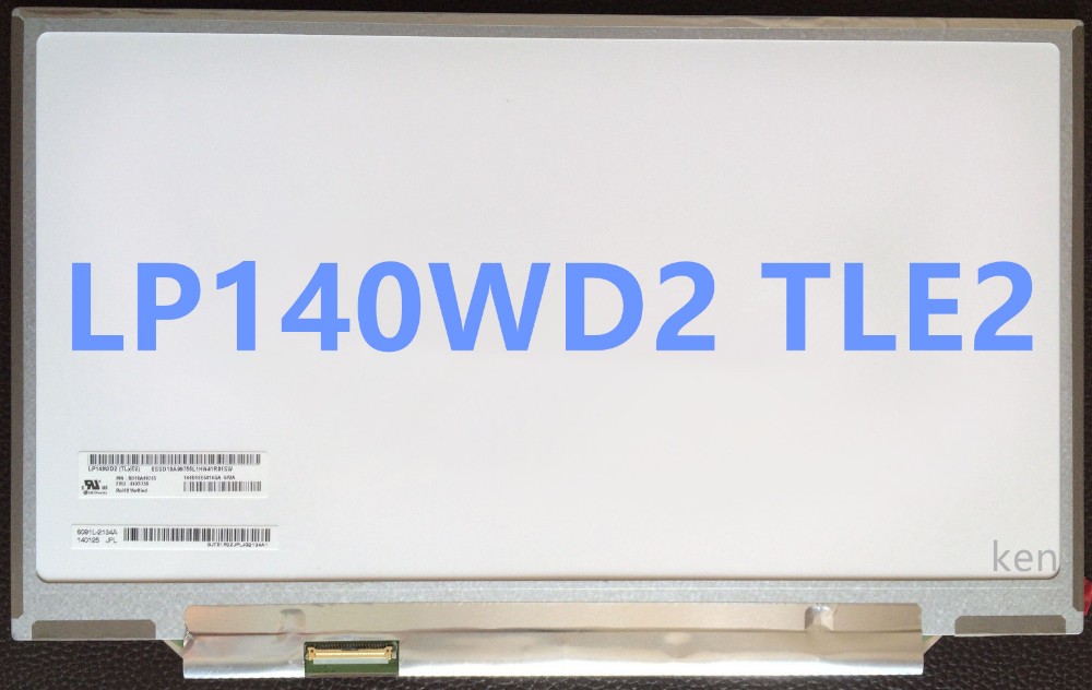 100% - Lenovo ThinkPad X1 carbon  -   LP140WD2 (TL) (E2) LP140WD2-TLE2 04X1756 04W6859