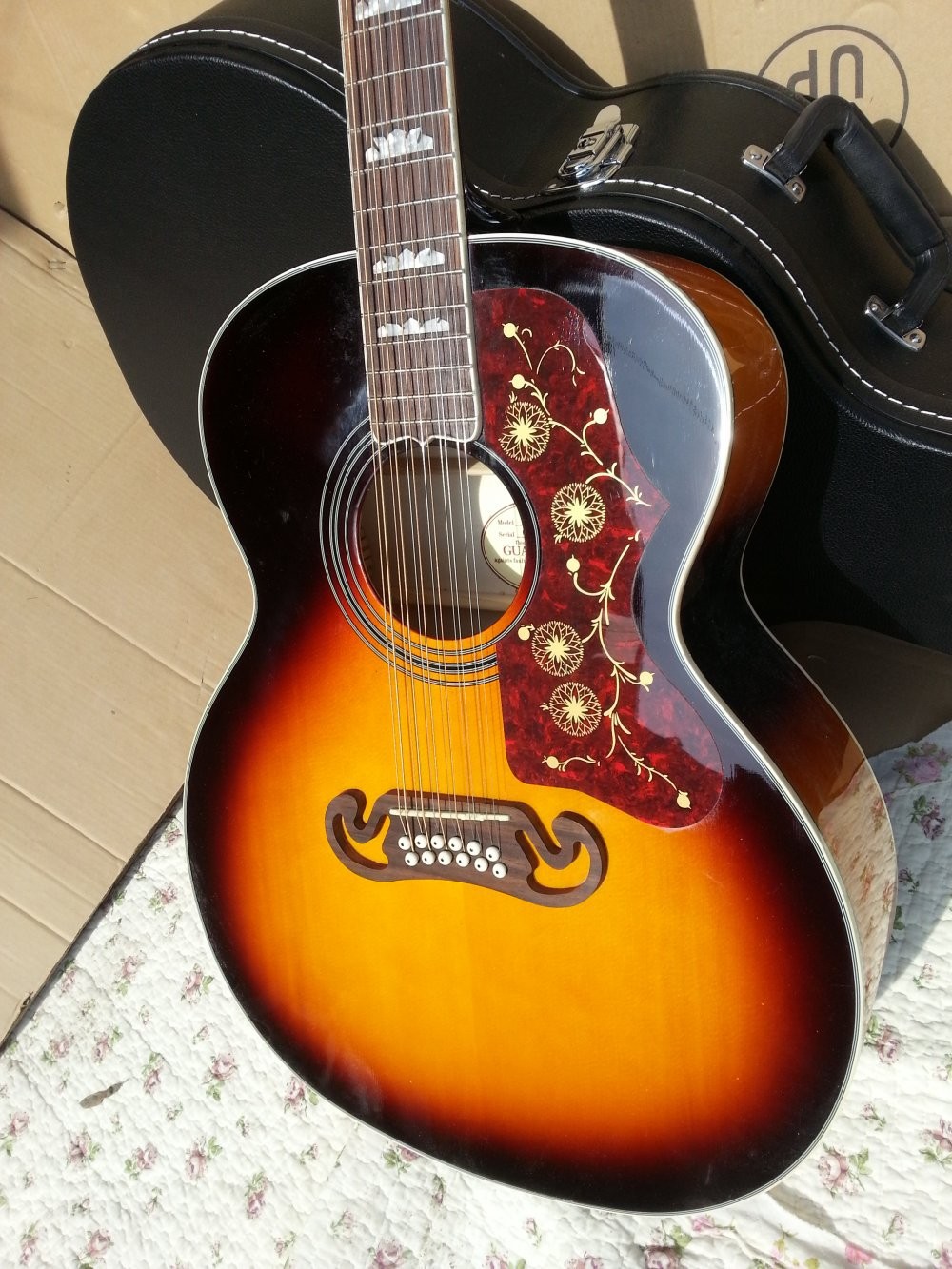 Buy 2016 New + Factory + Chibson SJ200 flame maple