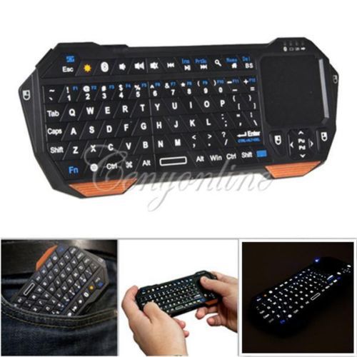 Mini Portable Bluetooth Wireless Keyboard Touchpad Mouse , Multi touch