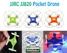 F15728/29/30 JJRC JJ820 2.4G 6 Axle Gyro Supper Mini RC Helicopter 4*4cm Pocket Drone UAV Headless Mode 360 Roll Led Light
