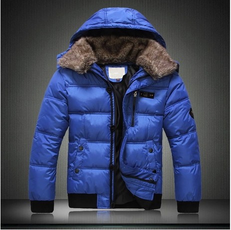 men down coat Men's coat Winter overcoat Outwear Winter jacket hooded thick fur jackets outdoor Free shipping MWM001
