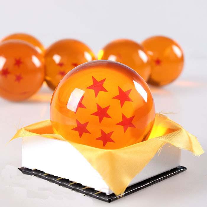 Dragon ball Z star crystal ball Big Size DIN:3.0 Inch(7.5CM) In Box Can Choose Free Shipping