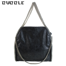 2016 Stella Women Shoulder Bag PU Falabellas Clutch With 3 Chains Evening Socialite Tote Fashion Sac A Main Lady Handbag