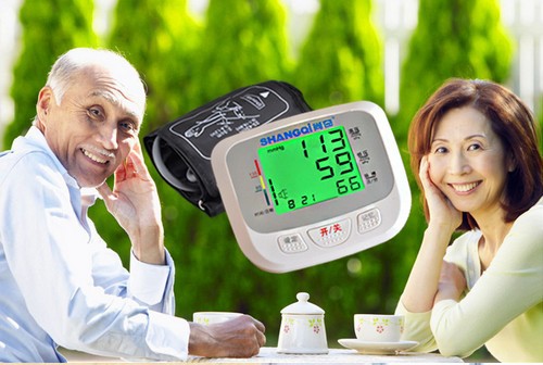 Blood pressure meter voice household fully-automatic arm electronic device sphygmomanometer  gift for parents  Free shipping