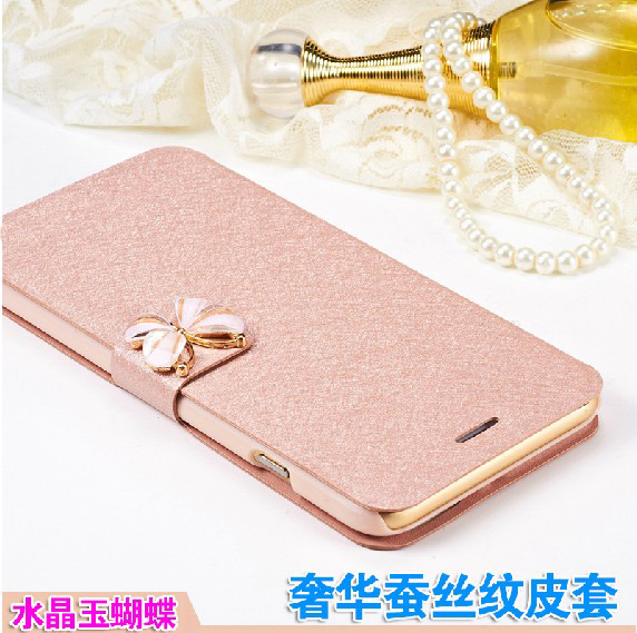 luxury capa para flip Silk Leather cover capinha coque case for Apple iphone 6s 6 plus