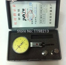 0 – 0.8 mm Dial indicador de prueba 0.01 mm resolución con 7 joyas 3 años de garantía de calidad