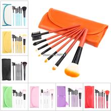 2014 new,Professional purple/black/green/red 7 pcs Makeup brush Tools make up brushes Cosmetic Brushes Free Shipping