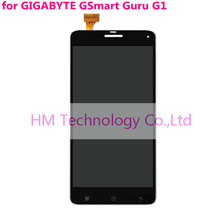 Black LCD+TP for GIGABYTE GSmart Guru G1 /5.0″ LCD Display+Touch Screen Digitizer Smartphone Replacement Free HK Post+Code+Tools