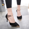 2017 Women Suede Pumps High Heels Women OL Pumps Sexy High Heels Shoes Women Pointed Toe