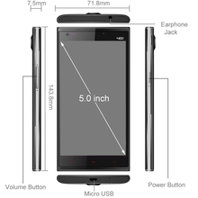 Original KINGZONE N3 Plus 5 0 inch Android 4 4 Smartphone 7 5mm Body Thickness Quad