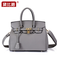 qiqifashion Tangmir Bags yangguangbags Debauches bag fashion female fashion lockbutton Large litchi platinum package
