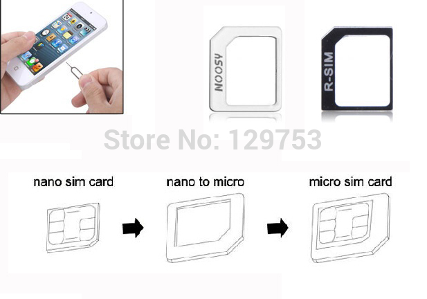   Nano SIM  - SIM     iPhone 4 4S  Galaxy S3 s4,  
