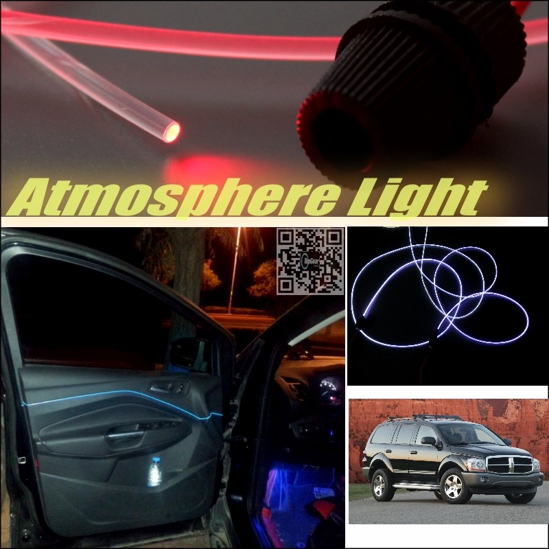 Car Atmosphere Light Fiber Optic Band For Dodge Durango Furiosa Interior Refit No Dizzling Cab Inside DIY Air light