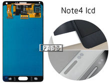 Free DHL Mobile phone spare parts for samsung note 4 lcd assembly 100% Original New for Samsung Note 4 N9100 LCD Digitizer 3PCS