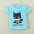 Children Batman Printing T Shirts Baby Cartoon Style Tee Tops Boy Girls Summer Short Sleeve Clothes