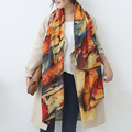 Autumn and winter new style Graffiti imitation cashmere scarf fashion women soft printing all match shawl