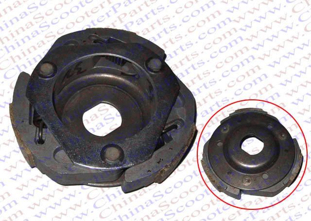 Clutch shoe font b GY6 b font 125CC 150CC 152QMI 157QMJ ATV Buggy Scooter Go Karts