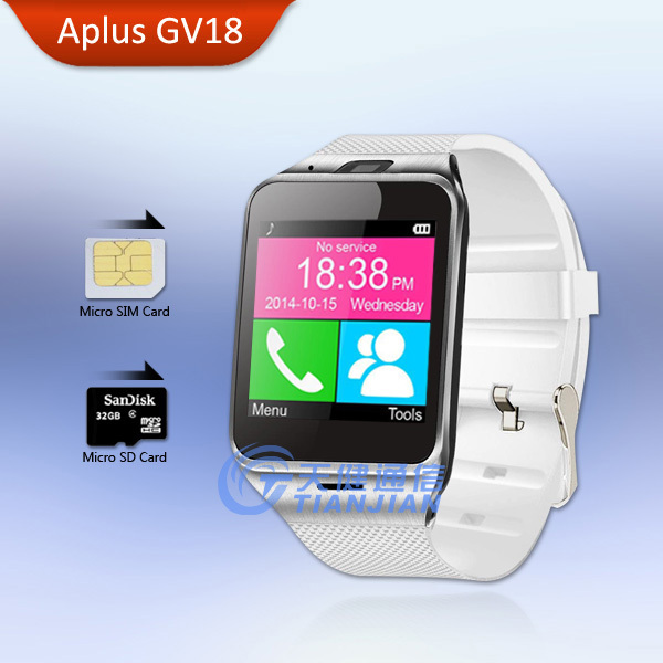     mp3- Bluetooth gv18 Smartwatch  SIM   GSM android-  