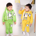 baby boy set winter Cartoon bay max thick clothing set tracksuit toddler boy warm clothes with