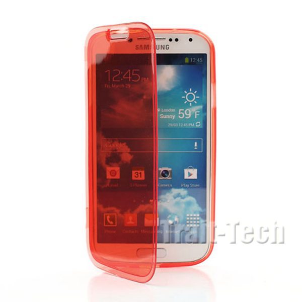 Mobile Phone Bags Accessories For Samsung S4 Phone Cases Folio Jelly TPU Flip Cover for Samsung