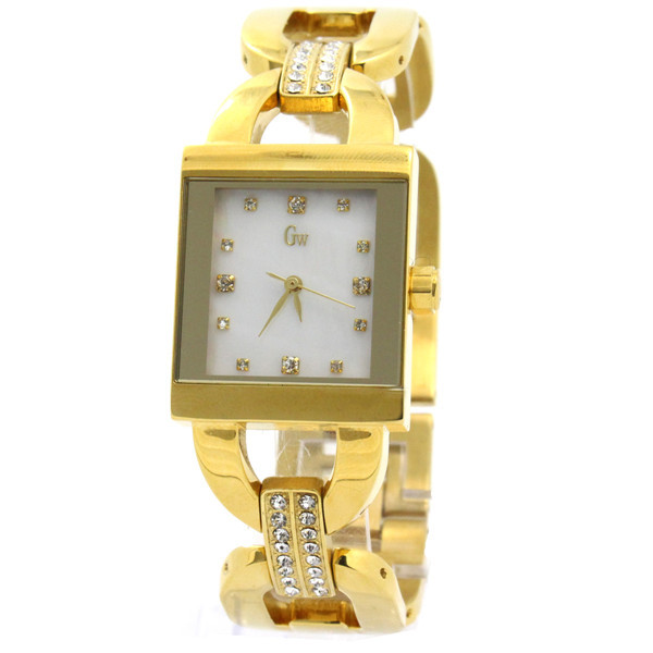 GOLD WINNER Brand New Fashion Casual pearl Brilliant Women Girls Shell Waterpoof Watches Quartz Watches Wristwatches GW180038
