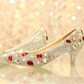 Luxury Lady Formal Dress Shoes Bridal Wedding Shoes Middle Heel 2 Evening Anniversary Party Prom Shoes