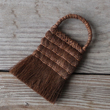 Chinese Classical Tea Tray Broom Handmade Natural Palm Fibre