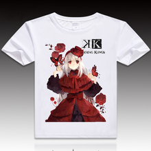 K Project T shirt Japanese anime t shirt clothes men tee shirt cosplay T-shirt ISANA YASHIRO