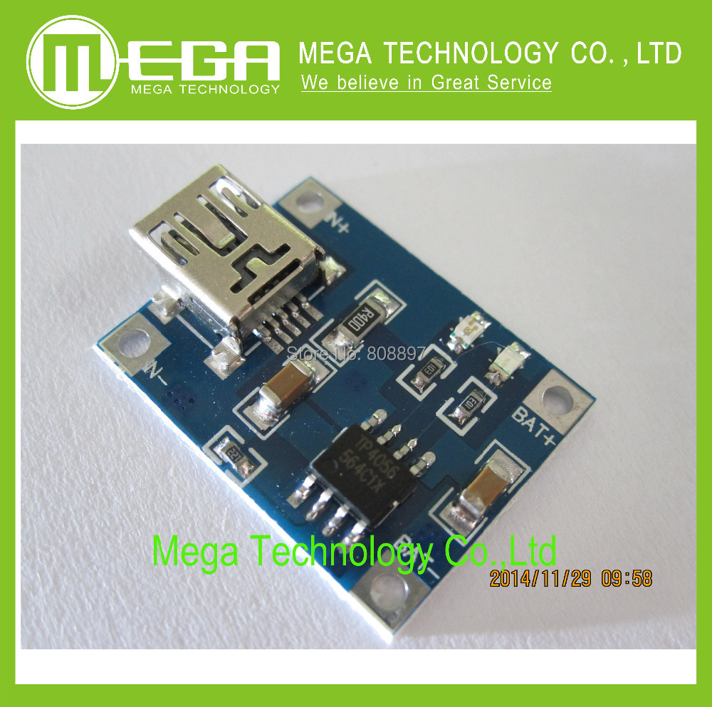 20PCS TP4056 1A Lipo Battery Charging Board module Charger lithium DIY Mini USB Port + Free shipping