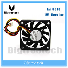3 PIN 60x60x10mm 6010 12V cooling dc fan 6010 DC Brushless Cooling Fan 3D0026