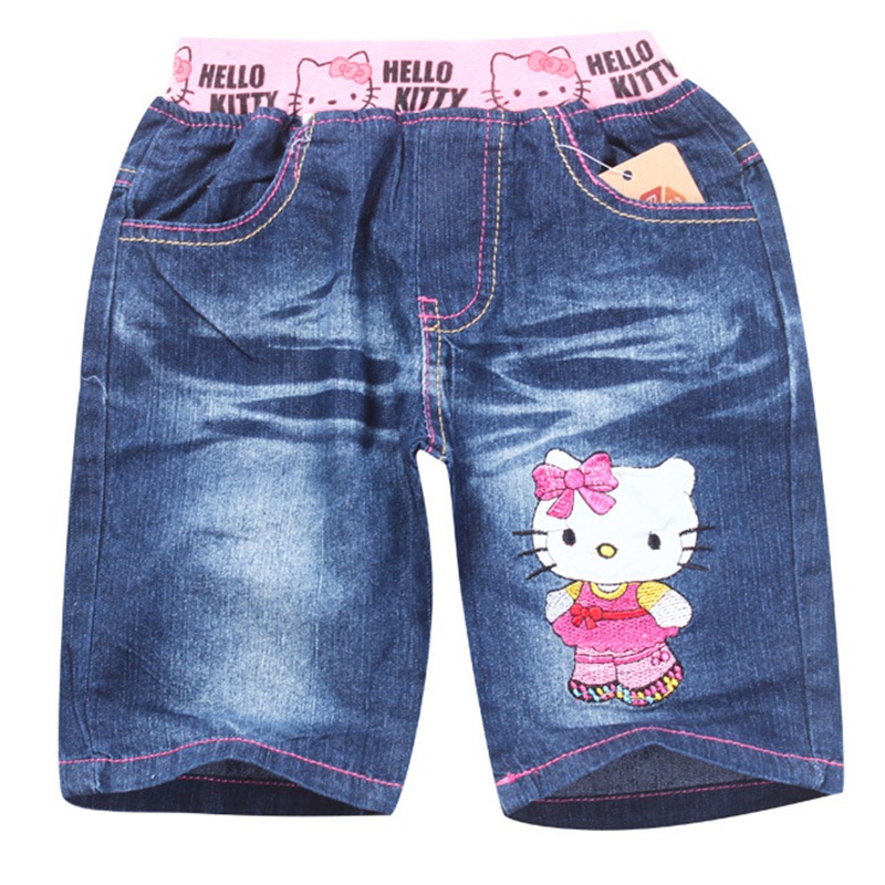 Hello kitty jeans shorts 1-2