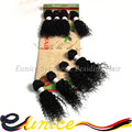 Cheap 6A Brazilian Bouncy Jerry Curly Hair Elastic Spiral Curly 8 Bundles Kinky Curly Hair Weaves