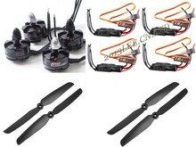 EMAX MT 2204 2300KV brushless motor 2cw 2ccw+EMAX simonK 12A ESC +6030 propeller for QAV300 250