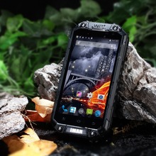 Black iMAN IP68 Waterproof 2G 32G MTK6592 1 57GHz PTT Radio Walkie Talkie 3G GPS Android