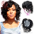 12 13cm Hand woven Toupee for woman Human curlyl Hair Piece Brazilian Remy Hair replacement Closure